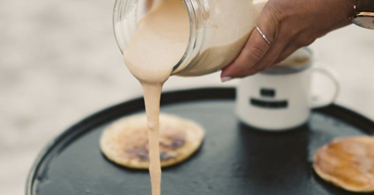 Outdoor Cooking - Person Cooking Pancakes