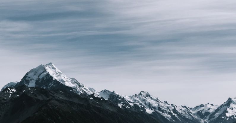 Nature - Snow-coated Rocky Mountains