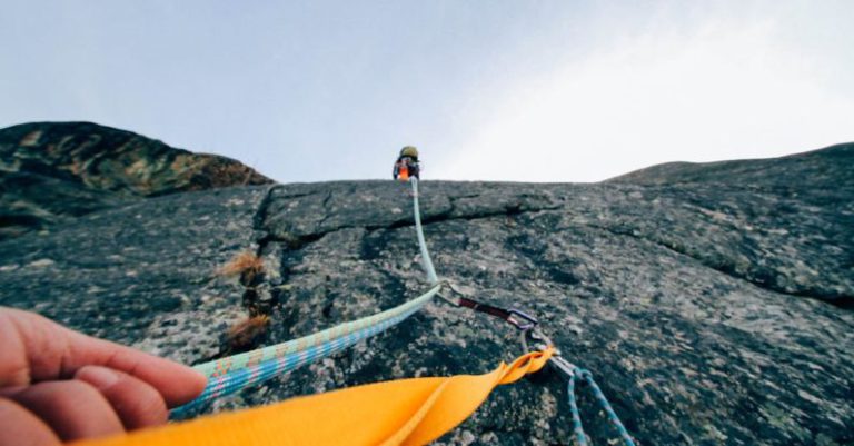 Climbing - Person Mountain Climbing