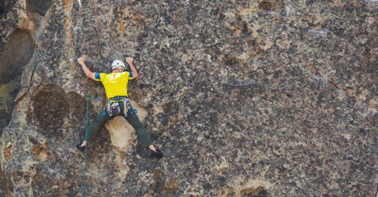 Climbing - Man Doing Outdoor Rock Climbing